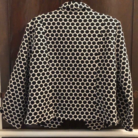 Black and white polka dot jacket - Picture 4 of 7